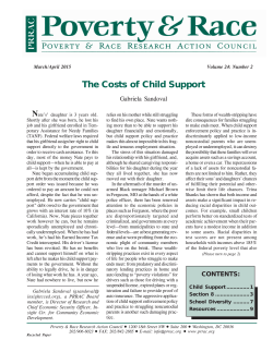 The Costs of Child Support - Poverty & Race Research Action Council