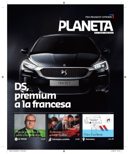 DS, premium a la francesa - PSA Peugeot CitroÃ«n Argentina