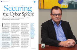 Kevin McLaine in CEO Magazine "Securing the