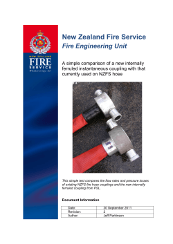 FIRE SAFETY INVESTIGATION REPORT