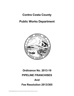 Contra Costa County Public Works Department