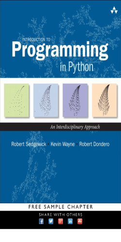 Introduction to Programming in Python: An
