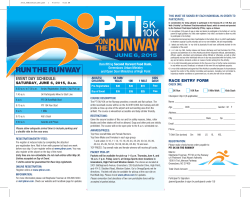 Brochure - PTI Run