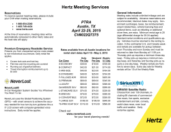 Hertz Meeting Services