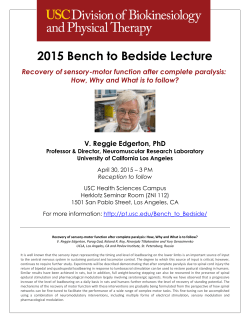 2015 Bench to Bedside Lecture