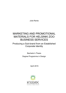 marketing and promotional materials for helsinki zoo