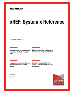 xREF: System x Reference - Pre