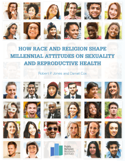 how race and religion shape millennial attitudes on sexuality and