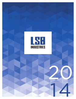 2014 Annual Report - Investor Relations Solutions