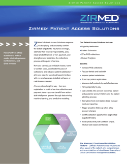 ZirMedÂ® Patient Access Solutions