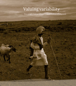 Valuing variability - iied.org - International Institute for Environment