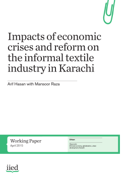 Impacts of economic crises and reform on the informal textile
