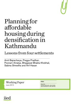 Planning for affordable housing during densification in