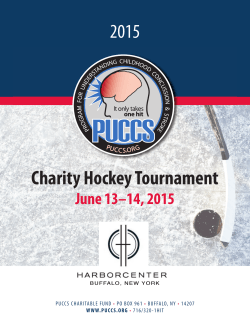 2015 Charity Hockey Tournament