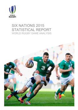 SIX NATIONS 2015 STATISTICAL REPORT