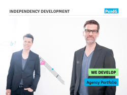 PundG INDEPENDENCY DEVELOPMENT Agency Portfolio WE