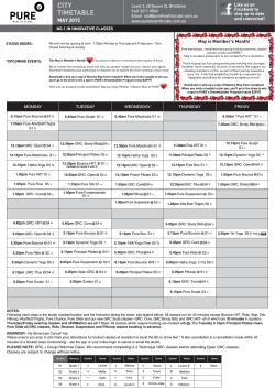 CBD - Timetable May 2015 - 28-04-15