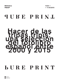 Exhibition plan - Pure Print