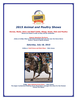 2015 Animal and Poultry Shows