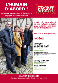 journal Billom programme des candidats (PDF - 2 Mo)