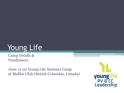 Young Life and Wyldlife Camp