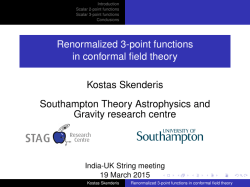 Renormalized 3-point functions in conformal field theory