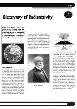 Discovery of Radioactivity