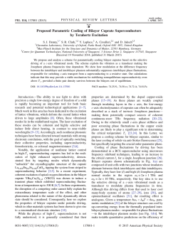 Proposed Parametric Cooling of Bilayer Cuprate Superconductors