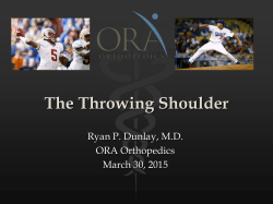 presentation - ORA Orthopedics