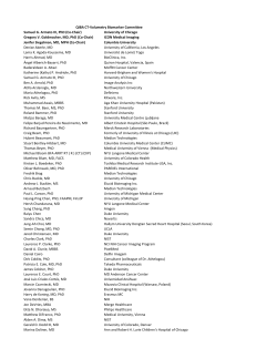 QIBA CT-Volumetry Biomarker Committee Samuel G