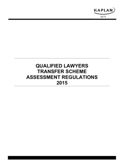 Assessment Regulations 2015