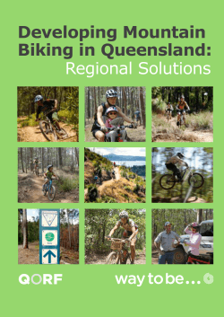 Developing Mountain Biking in Queensland: Regional