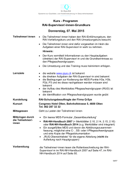 innen-Grundkurs Donnerstag, 07. Mai 2015 - Q