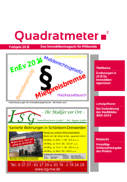QM-Ausgabe 2015-01-WEB - Quadratmeter