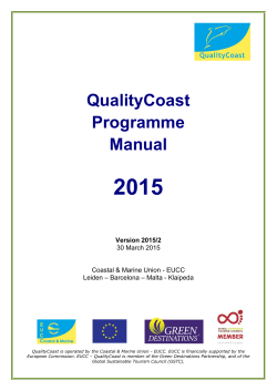QualityCoast Participation Manual