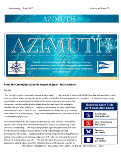 Azimuth April 2015 â QYC Newsletter