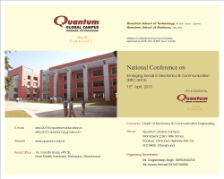 National Conference on - Quantum Global Campus