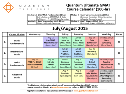 6pm-10pm - Quantum Test Prep