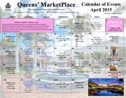 SPRING is SWEET! - Queens` MarketPlace