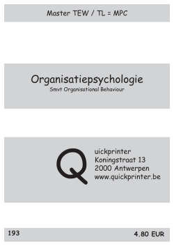 Organisatiepsychologie