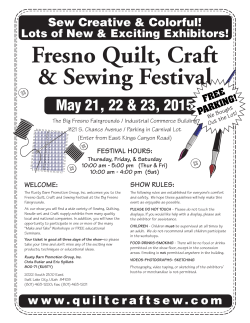 Fresno Quilt, Craft & Sewing Festival