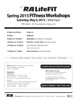 to view PDF of the workshops and presenters.