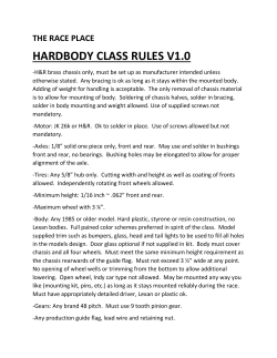 HARDBODY CLASS RULES V1.0