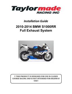 2010-2014 S1000RR Full Exhaust