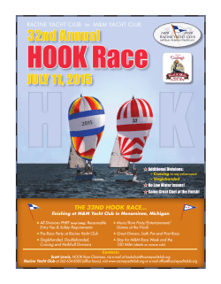 HOOK Race - Racine Yacht Club!