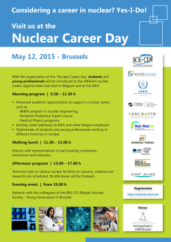 the Nuclear Career Day Program