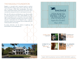 Ragdale Writing Intensive Brochure (email)