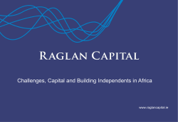 Challenges, Capital and Building Independents in Africa