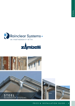 Steel Price Guide - Rainclear Systems