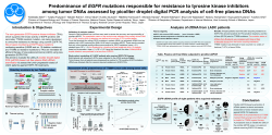 Predominance of EGFR mutations responsible for resistance to